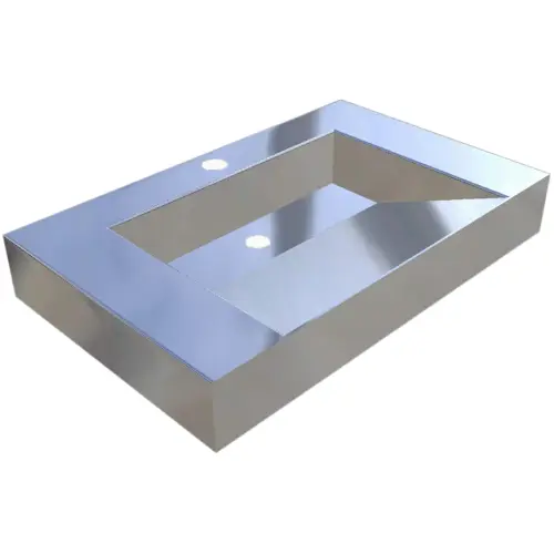 Раковина встраиваемая из нержавеющей стали Moeff MF-125