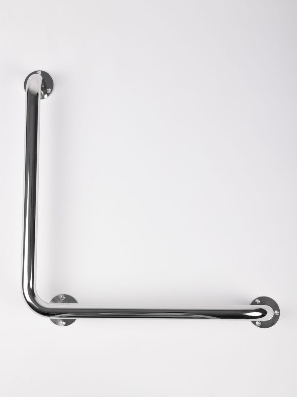 Поручень настенный Г-образный. 600*600 мм, R, POR-0000007