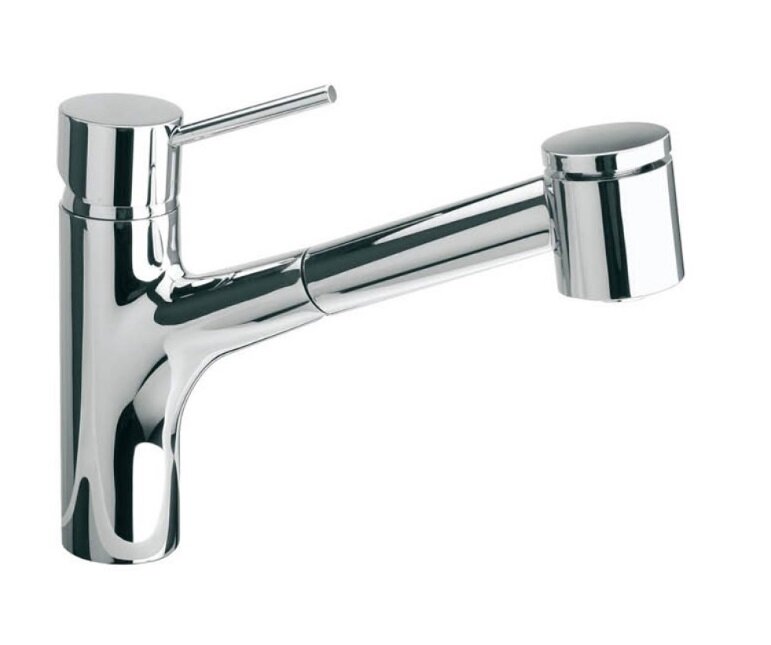 Смеситель с выдвижным изливом для мойки кухни Paini Cox 78CR576LMKM