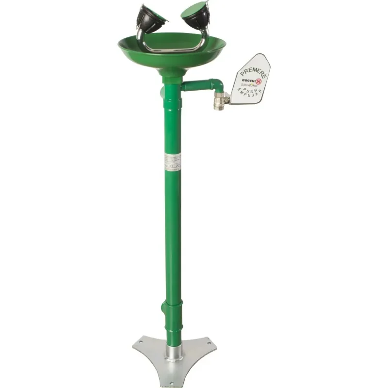 Аварийная раковина для промывки глаз из полипропилена с рычагом Nofer SC320