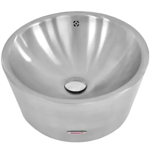 Раковина одинарная накладная из нержавеющей стали Moeff MF-132
