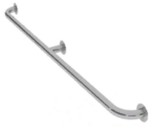 Поручень настенный 1500х70 мм с дополнительным креплением