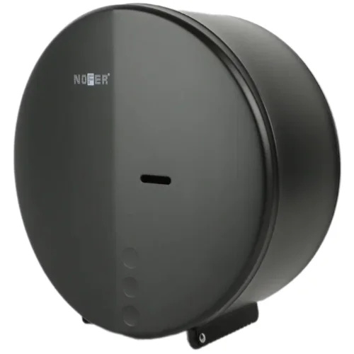 Диспенсер для туалетной бумаги из нержавеющей стали industrial evo черный Nofer 05046.N