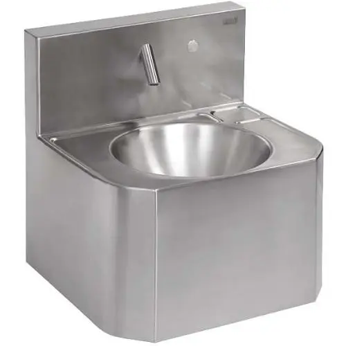 Нержавеющая раковина с кнопкой, Sanela 93717 (SLUN 71P), 24 В