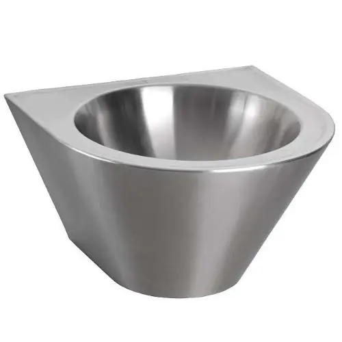 Антивандальная нержавеющая раковина Sanela SLUN 22M (83226)