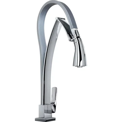 Смеситель для мойки кухни с гибким изливом Paini Hybrid HKCR557TKKM