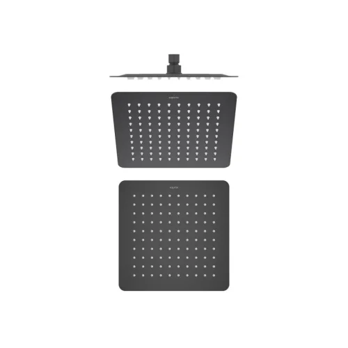 Квадратный верхний душ  250*250*2 мм AQUATEK, матовый черный AQ2072MB