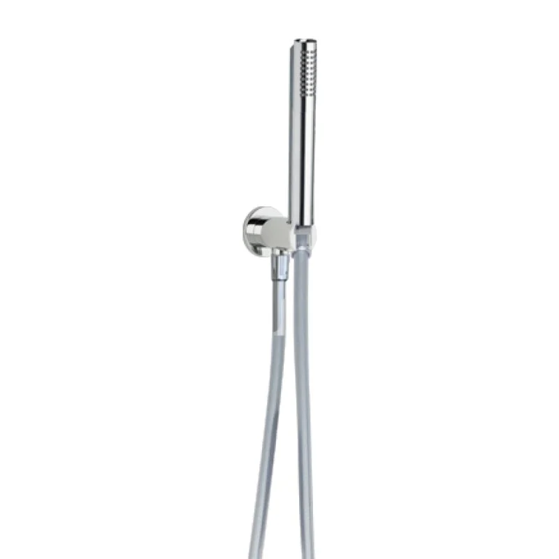 Душевая лейка с шлангом и настенным держателем круглая 3792