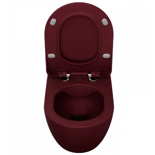 CREAVIT FREE Унитаз подвесной безободковый БЕРРИ МАТОВЫЙ FE322-11BR00E-0000