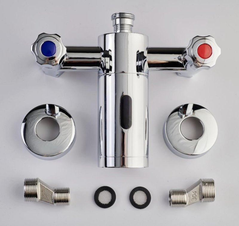 Cенсорный клапан для душа в комплекте со смесителем и лейкой ZETA F0630