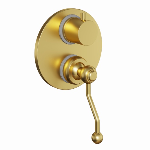 Смеситель для ванны PAINI Duomo 88PJ6911 встраиваемый, брашированное золото PVD (PJ) Смеситель для ванны PAINI Duomo 88PJ6911 встраиваемый, брашированное золото PVD (PJ)