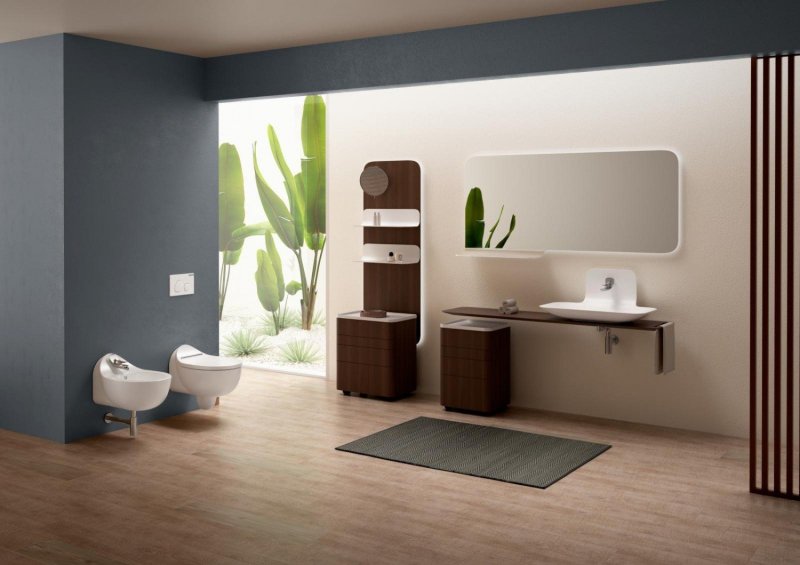 Creavit Foglia FG080-00CB00E-0000 Раковина накладная 800*495 мм (белый глянцевый)