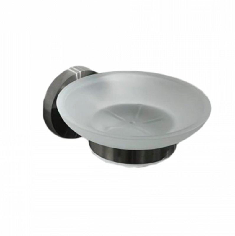 Мыльница со стеклянной чашей NIZA матовый 16863.S