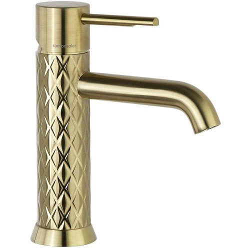 Смеситель для раковины однорычажный ODISEA JOYA 590401OC золото брашированное (M)