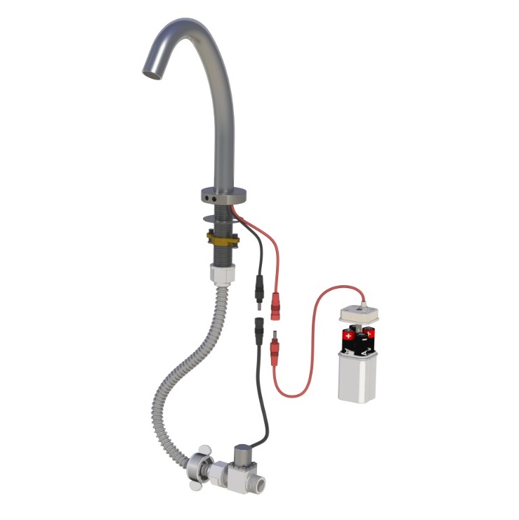 Сенсорный смеситель из нержавеющей стали SUS304 Kopfgescheit KR5148SCV-DC Сенсорный смеситель из нержавеющей стали SUS304 Kopfgescheit KR5148SCV-DC