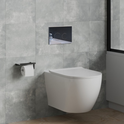 URBSET41CR COX Комплект 4 в 1 URBATEC безободковый унитаз, сиденье, инсталляция, кнопка хром глянцевая URBSET41CR COX Комплект 4 в 1 URBATEC безободковый унитаз, сиденье, инсталляция, кнопка хром глянцевая