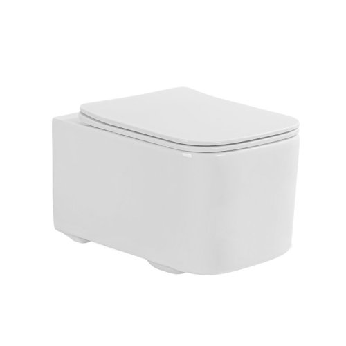 AQ1515T-00 КВАДРО Унитаз подвесной TORNADO безободковый 520*345*355