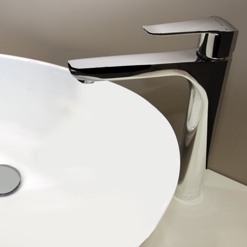 Смеситель высокий для раковины чаши однорычажный YPSILON PLUS 6410 (XL)