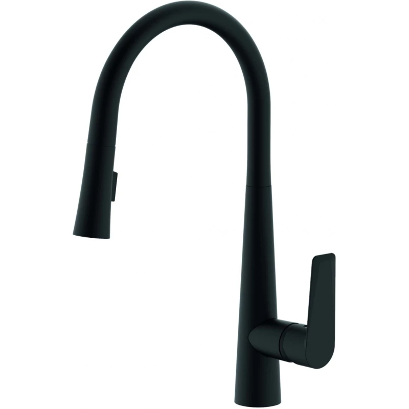 CREAVIT Смеситель для мойки спиральный ЧЕРНЫЙ MF8858S