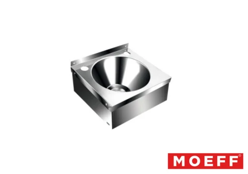 Раковина одинарная накладная из нержавеющей стали Moeff MF-133