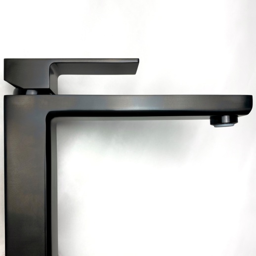 Смеситель для раковины PAINI Grazia 21PZ205M без донного клапана, черный брашированный PVD (PZ) Смеситель для раковины PAINI Grazia 21PZ205M без донного клапана, черный брашированный PVD (PZ)