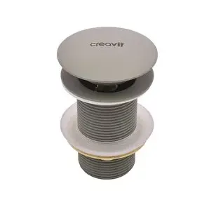 CREAVIT SF030.CGR Донный клапан без перелива холодный серый