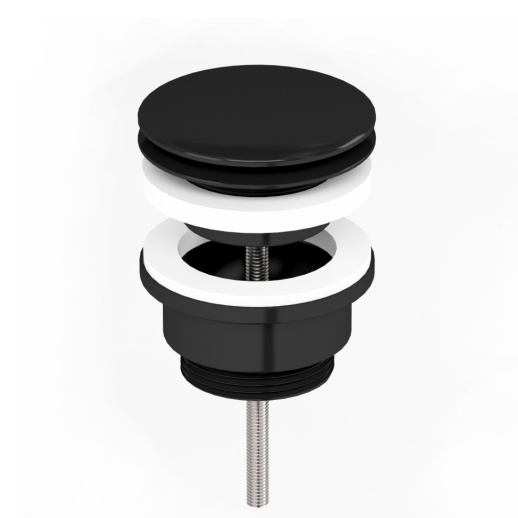 Донный клапан PAINI 53PZ945ETSR клик-клак, универсальный, черный брашированный PVD (PZ)