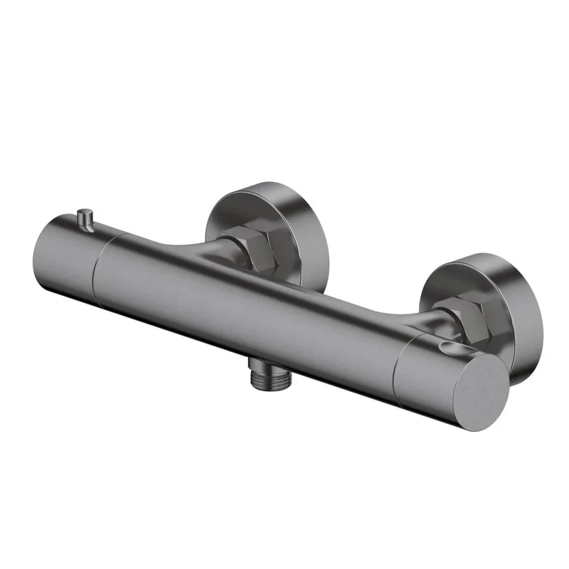 AQ1363BGM ЕВРОПА термостатический смеситель для душа, оружейная сталь