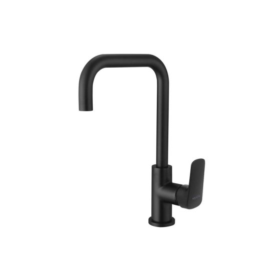 Смеситель для кухни AQUATEK (квадратный излив), матовый черный AQ1081MB ВЕГА