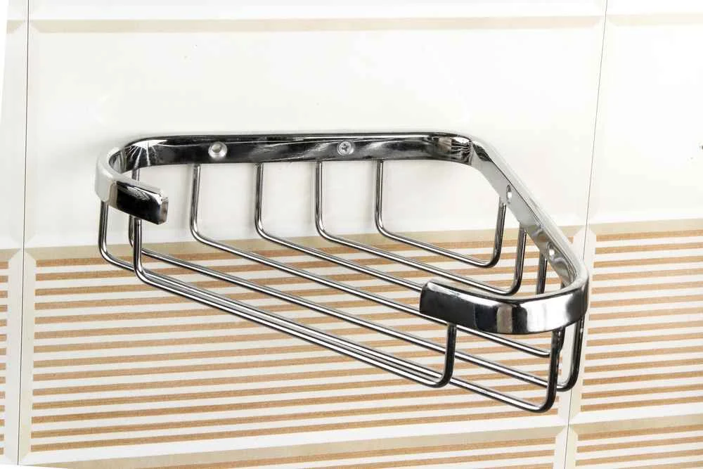 Мыльница в сеточку треугольная 45х215х142 Nofer 09052.B