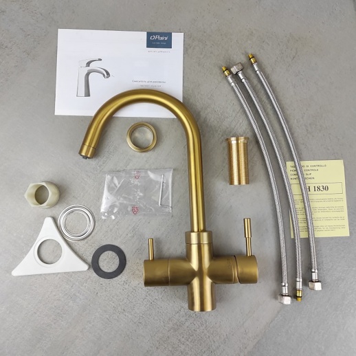 Смеситель для кухни PAINI Cox 78PJ6433VL2KM с подключением фильтрованной воды Смеситель для кухни PAINI Cox 78PJ6433VL2KM с подключением фильтрованной воды