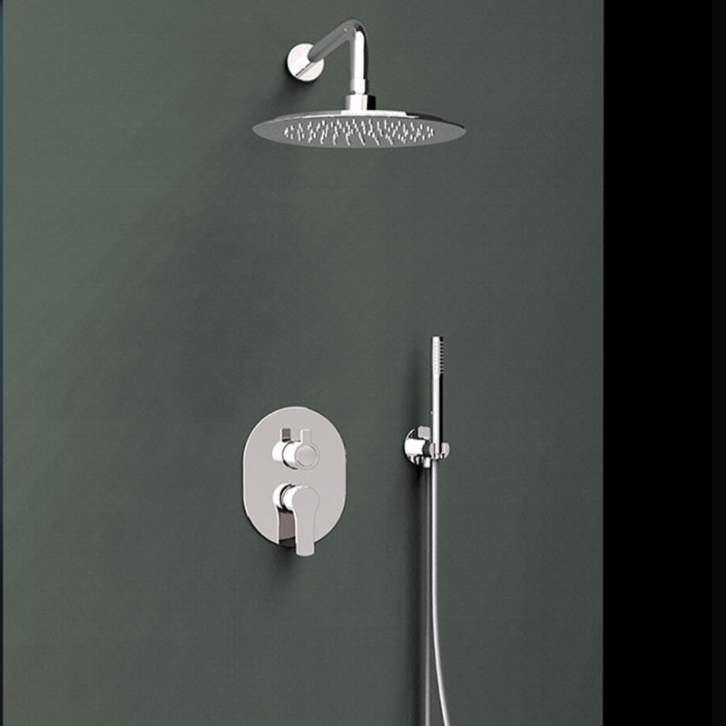 Встраиваемая душевая система с тропическим душем и душевым комплектом TITANIUM K1815021