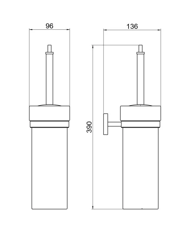 AQ4610BGM БЕТТА ершик, оружейная сталь