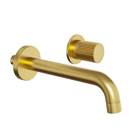 Смеситель для раковины PAINI Cox Grip 7GPJ208 встраиваемый, брашированное золото PVD (PJ)