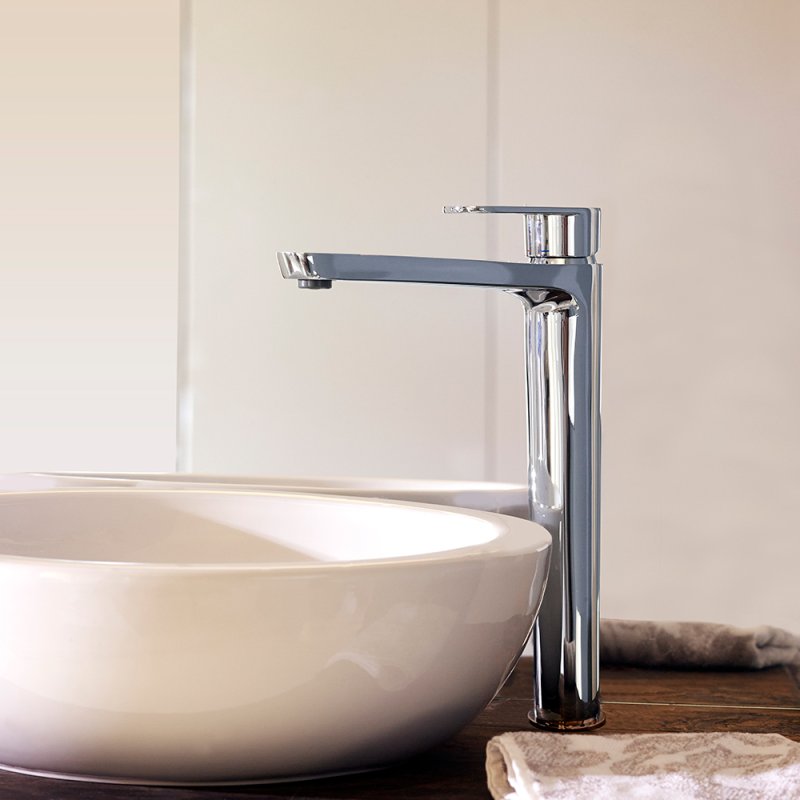 Смеситель высокий для раковины чаши однорычажный ALEXIA 3602 (XL)