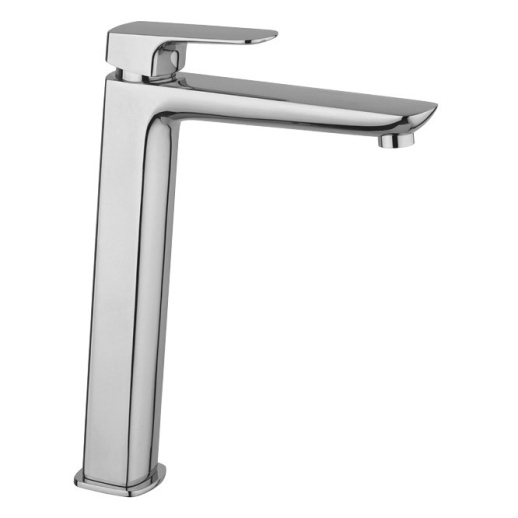 Смеситель для раковины PAINI Nove 09CR205LL без донного клапана высокий, хром (CR)