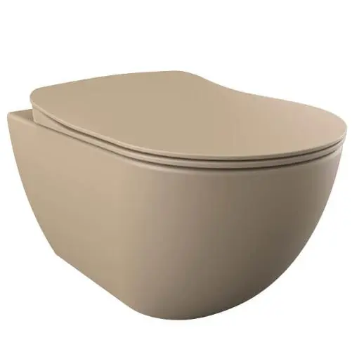 CREAVIT FREE Унитаз подвесной CAPPUCINO ГЛЯНЕЦ FE320-11CP00E-0000