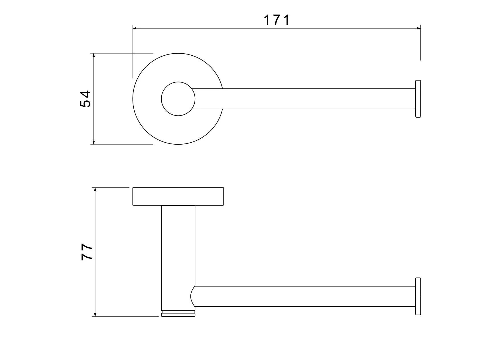 AQ4108BGM ЕВРОПА бумагодержатель, оружейная сталь