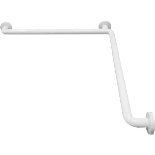 Поручень горизонтальный для установки в угол с 3 точками опоры из алюминия Nofer 15052.NBA