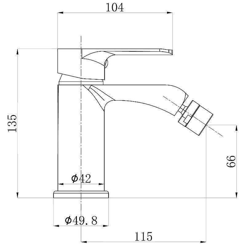 BeWash Bliss BVMM0BD123 Смеситель для биде (хром) BeWash Bliss BVMM0BD123 Смеситель для биде (хром)