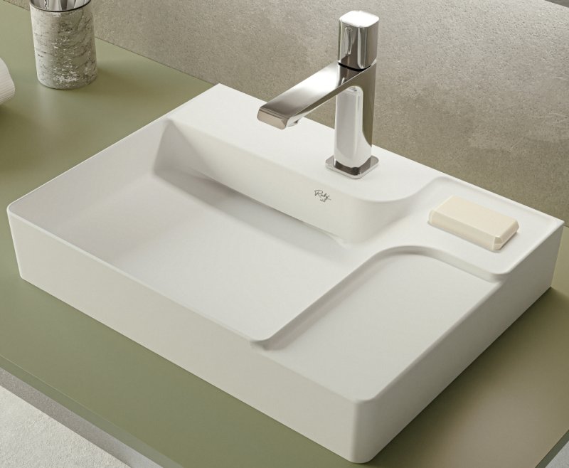 CREAVIT Раковина мебельная накладная БЕЛАЯ МАТОВАЯ RB064-00MB42E-0000