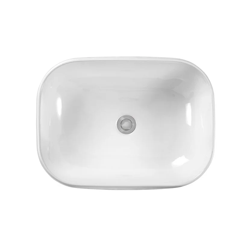 Раковина накладная для установки на столешницу AQUATEK AQ5526-MW 560*420*140, матовый белый