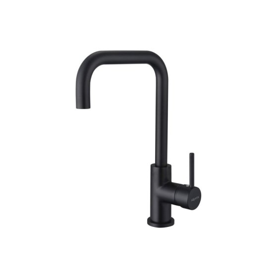 Смеситель для кухни AQUATEK (квадратный излив), матовый черный AQ1080MB