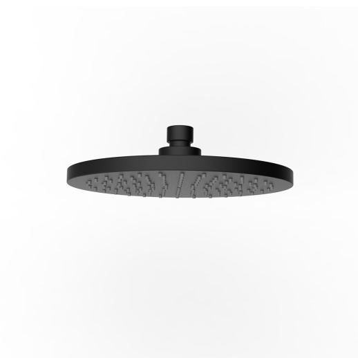 Верхний душ PAINI 50YO759TCARE25E 250 мм, круглый, пластик, 250 мм, чёрный