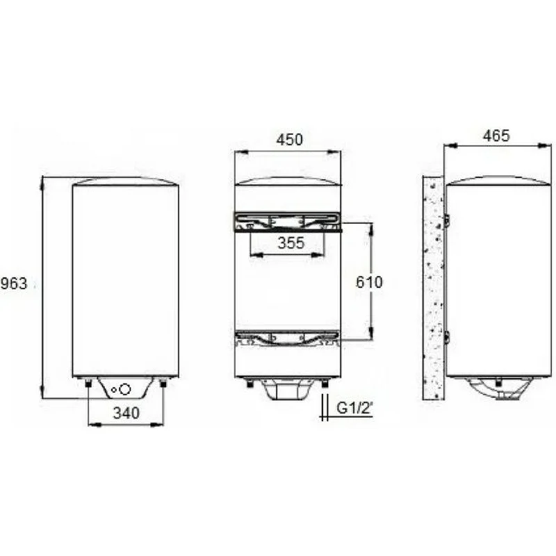 Водонагреватель Nofer SIE0100N 100л