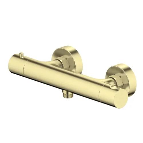 AQ1363BG ЕВРОПА термостатический смеситель для душа, шлиф. золото