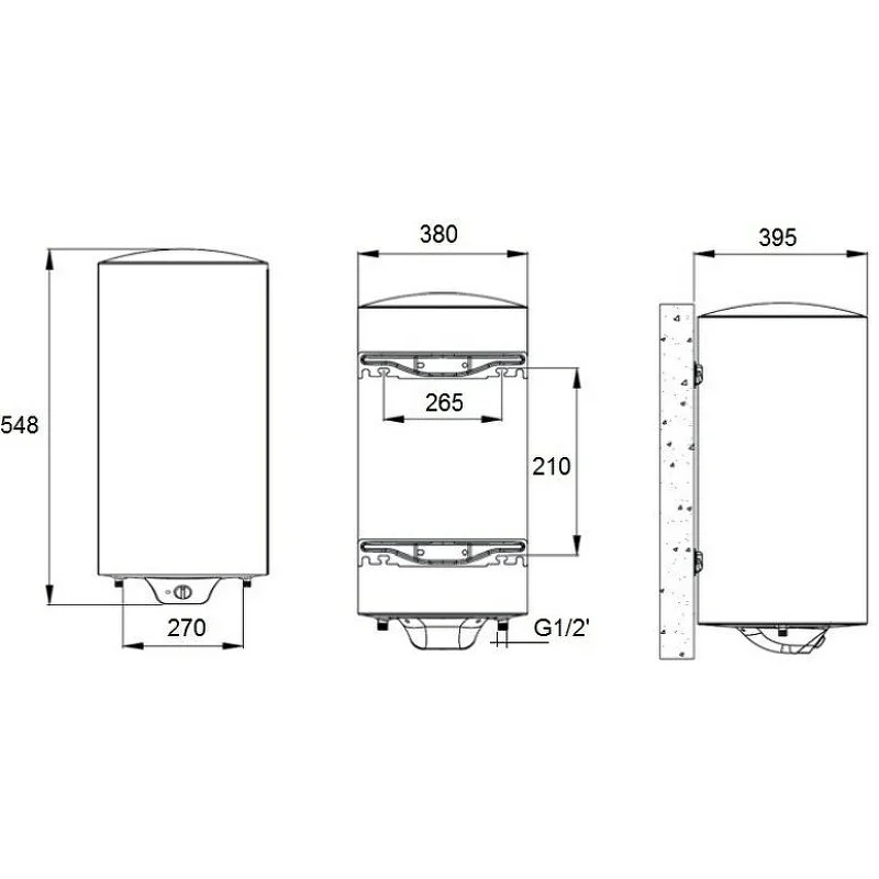 Водонагреватель Nofer SB 30 л., шт