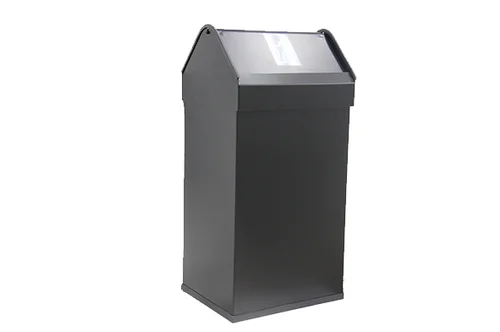 Урна для мусора металлическая 41 л черная Nofer 14118.2 N