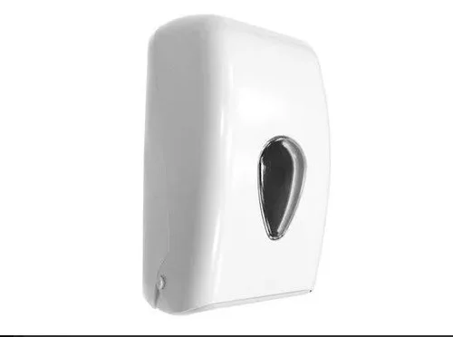 Диспенсер для листовой туалетной бумаги из ABS пластика белый Nofer 05118.W