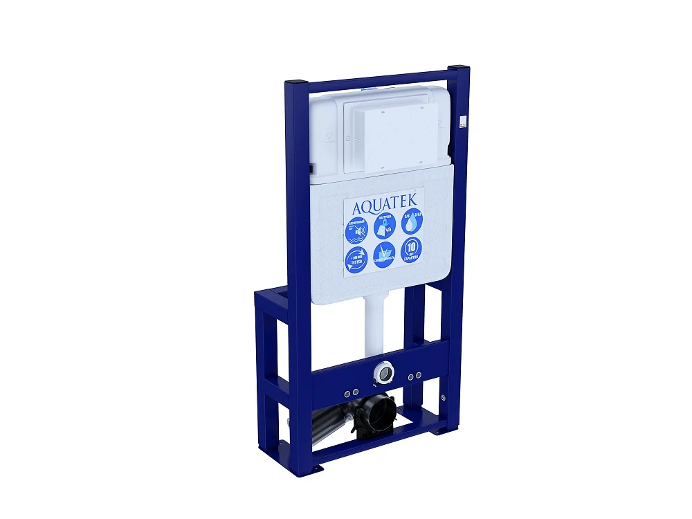 Инсталляция для подвесного унитаза отдельностоящая, усиленная Aquatek INS-0000016 , 1130*530*210 мм